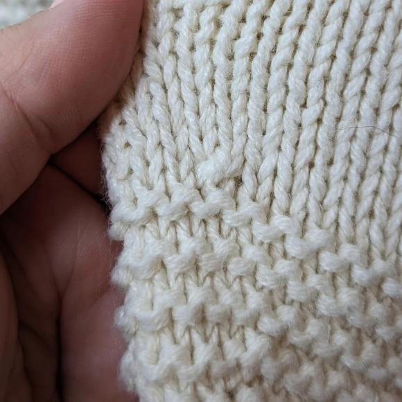 Universal Thread Cream Crew Neck Knit Long Sleeve Sweater Women XL - Picture 7 of 9